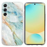 Samsung Galaxy A57 EIDERWOOD Flexibelt Plast Skal m. Mönster - Marmor
