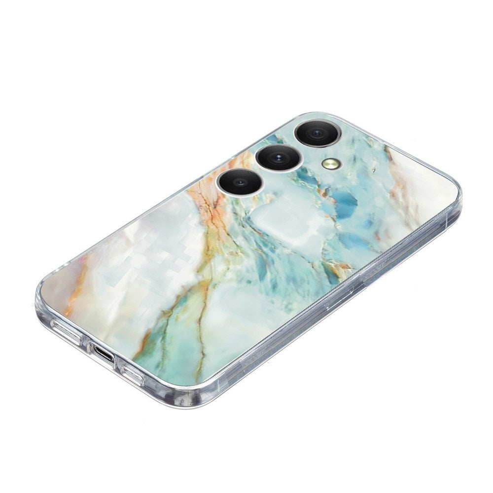 Samsung Galaxy A57 EIDERWOOD Flexibelt Plast Skal m. Mönster - Marmor