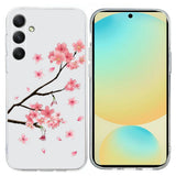 Samsung Galaxy A57 EIDERWOOD Flexibelt Plast Skal m. Mönster - Plommonblomma