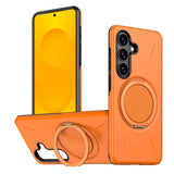 Samsung Galaxy S26 EIDERWOOD Hybrid Plast Skal m. Roterande Kickstand – Orange