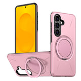 Samsung Galaxy S26 EIDERWOOD Hybrid Plast Skal m. Roterande Kickstand – Rosa