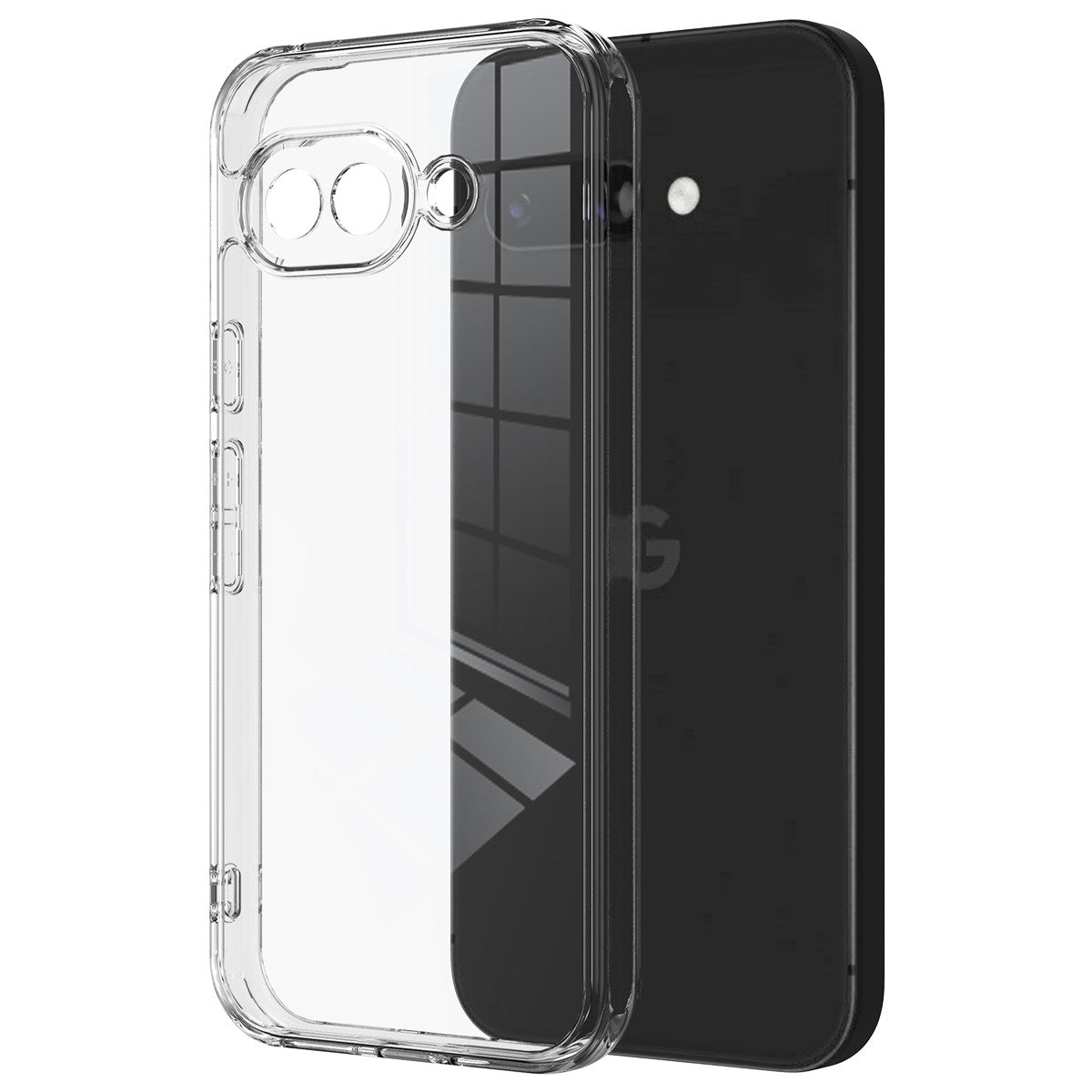 Google Pixel 10a EIDERWOOD Hybrid Skal - Genomskinlig