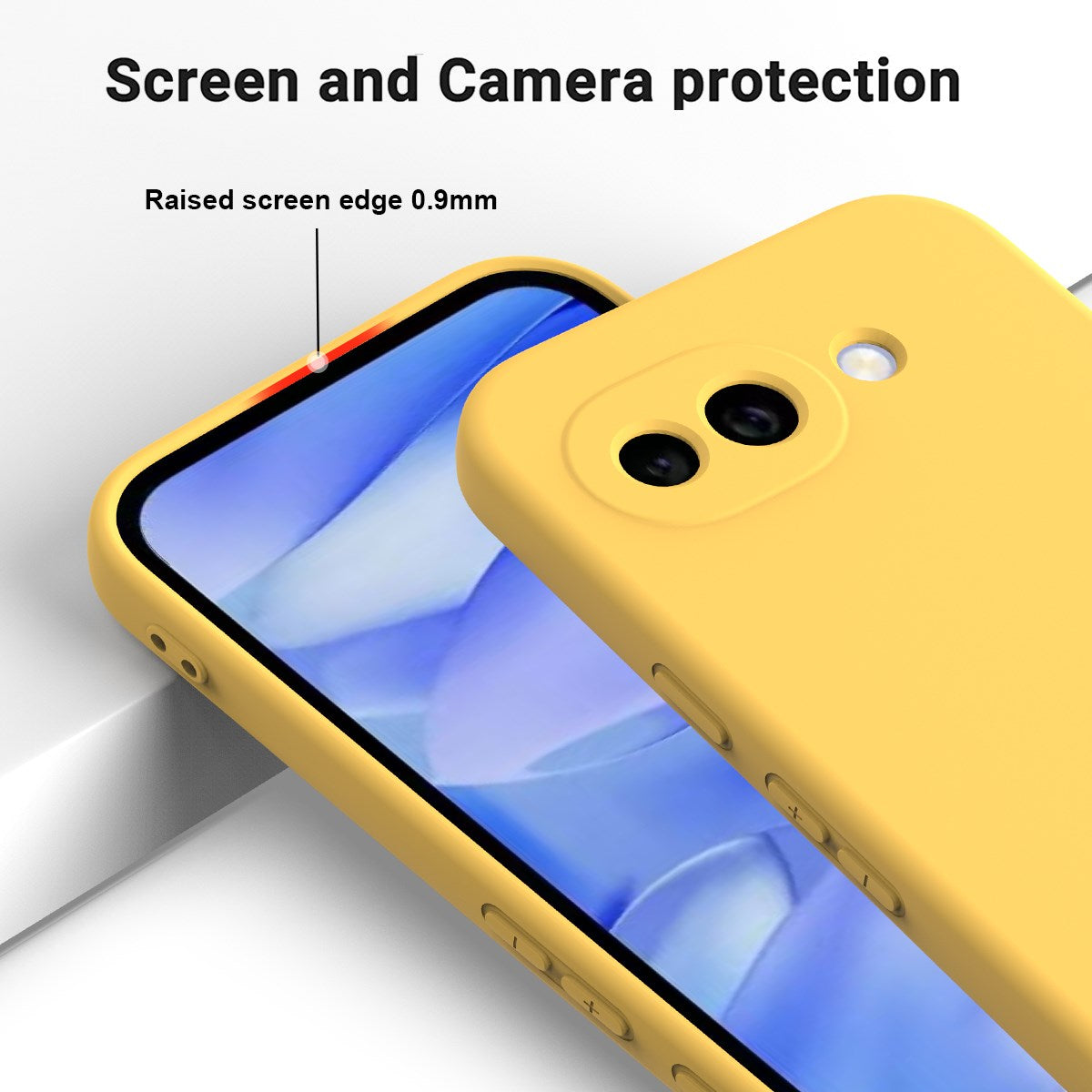 Google Pixel 10a EIDERWOOD Fodrat Silikon Skal m. Rem - Gul