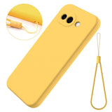 Google Pixel 10a EIDERWOOD Fodrat Silikon Skal m. Rem - Gul