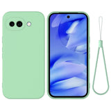 Google Pixel 10a EIDERWOOD Fodrat Silikon Skal m. Rem - Grön