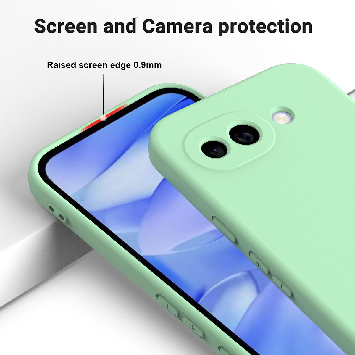 Google Pixel 10a EIDERWOOD Fodrat Silikon Skal m. Rem - Grön