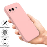 Google Pixel 10a EIDERWOOD Fodrat Silikon Skal m. Rem - Rosa
