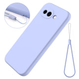 Google Pixel 10a EIDERWOOD Fodrat Silikon Skal m. Rem - Lila