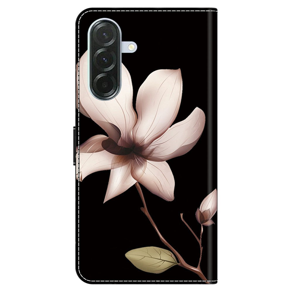 Samsung Galaxy A37 EIDERWOOD Fodral med Korthållare & Stativfunktion - Blomma
