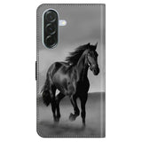Samsung Galaxy A57 EIDERWOOD Fodral med Korthållare & Stativfunktion - Häst