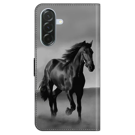Samsung Galaxy A57 EIDERWOOD Fodral med Korthållare & Stativfunktion - Häst