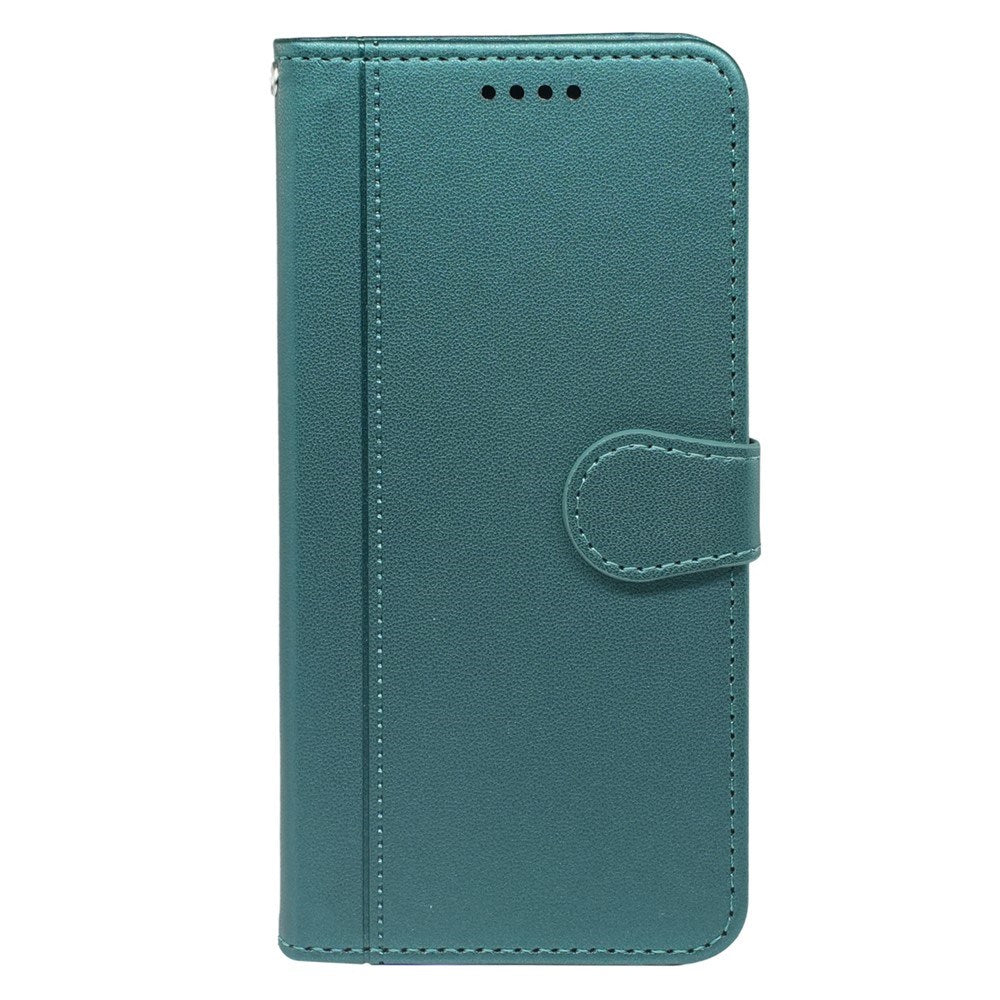Google Pixel 10a EIDERWOOD Konstläder Fodral m. Korthållare & Stativfunktion – Grön