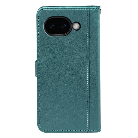 Google Pixel 10a EIDERWOOD Konstläder Fodral m. Korthållare & Stativfunktion – Grön