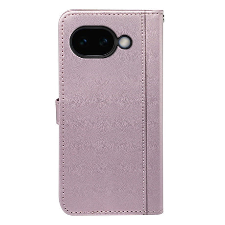 Google Pixel 10a EIDERWOOD Konstläder Fodral m. Korthållare & Stativfunktion – Roséguld