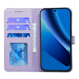 Google Pixel 10a EIDERWOOD Konstläder Fodral m. Korthållare & Stativfunktion – Lila