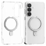 Samsung Galaxy S26+ (Plus) TORRAS Ostand Q1 Slim Hårt Plast Skal m. Kickstand – MagSafe Kompatibel – Genomskinlig