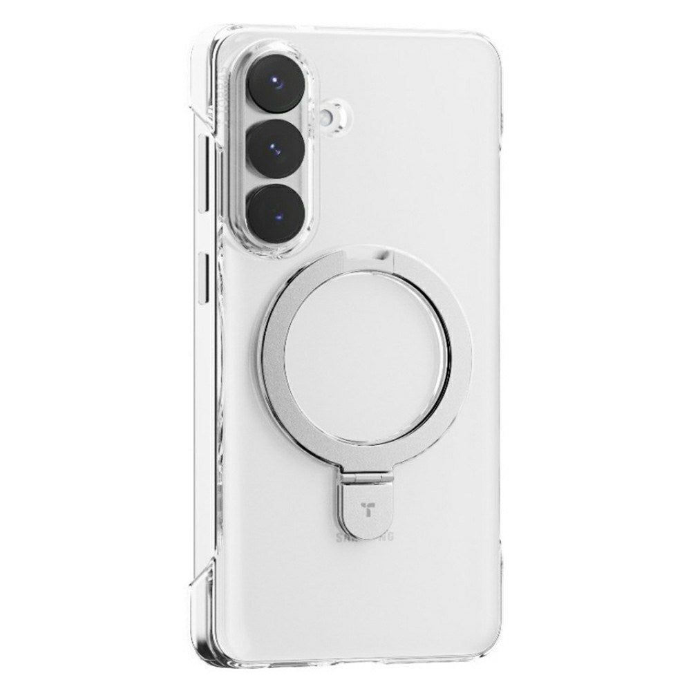 Samsung Galaxy S26+ (Plus) TORRAS Ostand Q1 Slim Hårt Plast Skal m. Kickstand – MagSafe Kompatibel – Genomskinlig