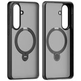 Samsung Galaxy S26 TORRAS Ostand Q3 Spin Hybrid Plast Skal m. Kickstand - MagSafe Kompatibel - Svart