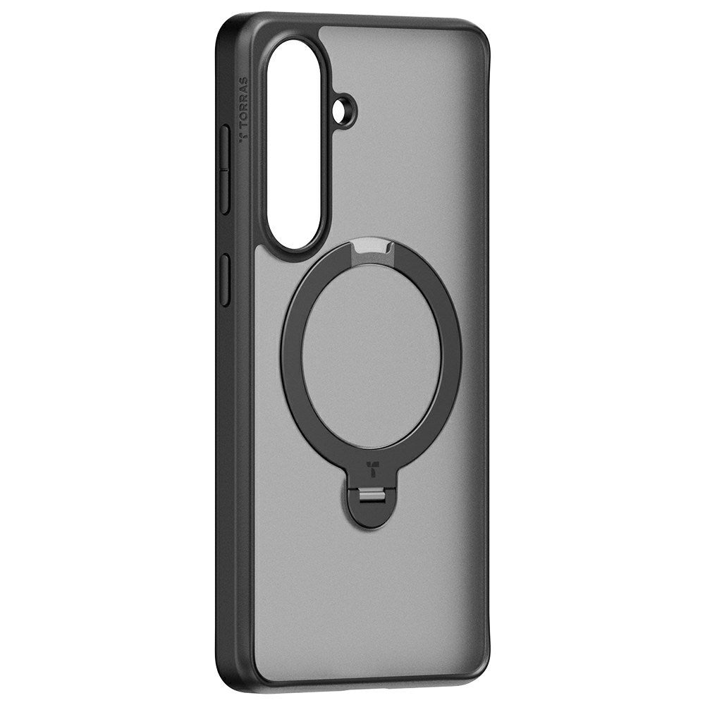 Samsung Galaxy S26+ (Plus) TORRAS Ostand Q3 Spin Hybrid Plast Skal m. Kickstand - MagSafe Kompatibel - Svart
