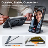 Samsung Galaxy S26+ (Plus) TORRAS Ostand L1 Hybrid Plast Skal m. Stativfunktion - MagSafe Kompatibel - Svart