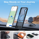 Samsung Galaxy S26+ (Plus) TORRAS Ostand L1 Hybrid Plast Skal m. Stativfunktion - MagSafe Kompatibel - Svart