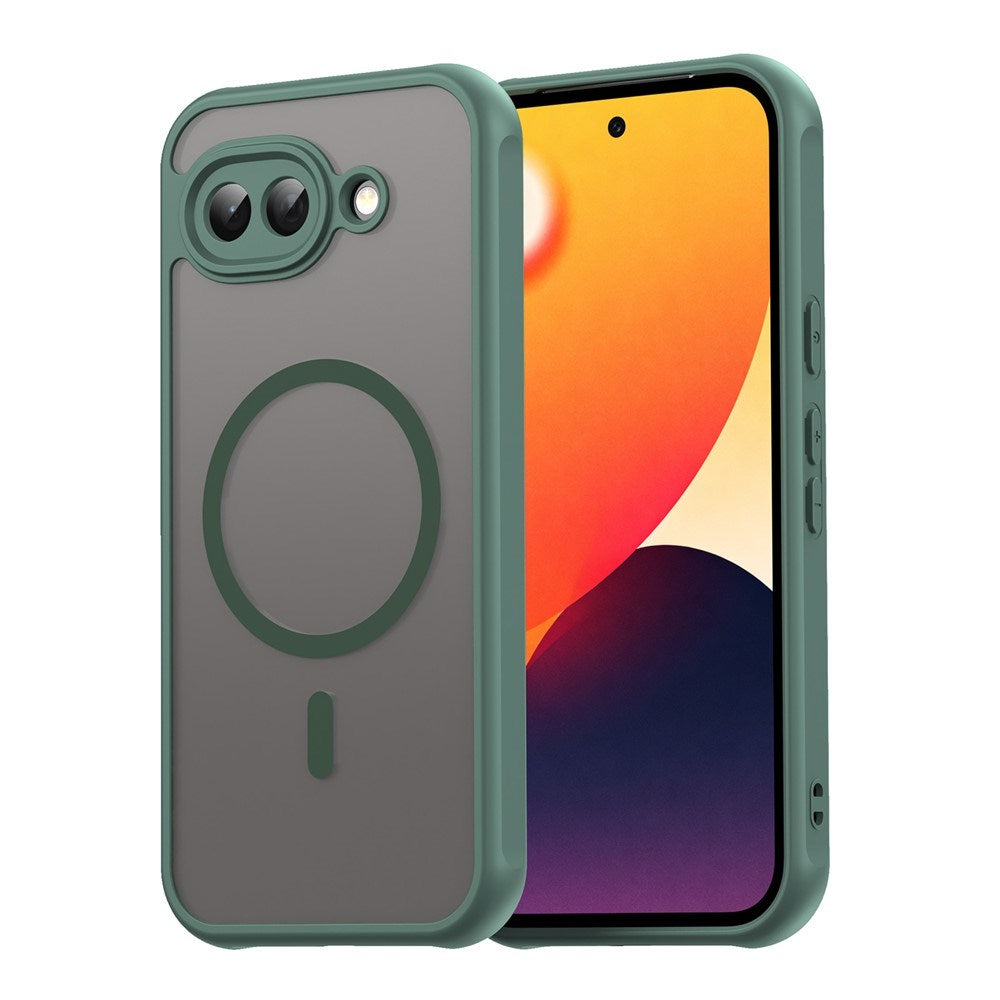 Google Pixel 10a EIDERWOOD Matt Hybrid Plast Skal - MagSafe Kompatibel - Grön