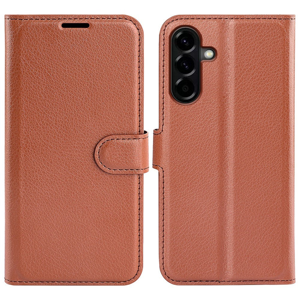 EIDERWOOD Samsung Galaxy A57 Konstläder Fodral m. Korthållare & Ställfunktion - Brun