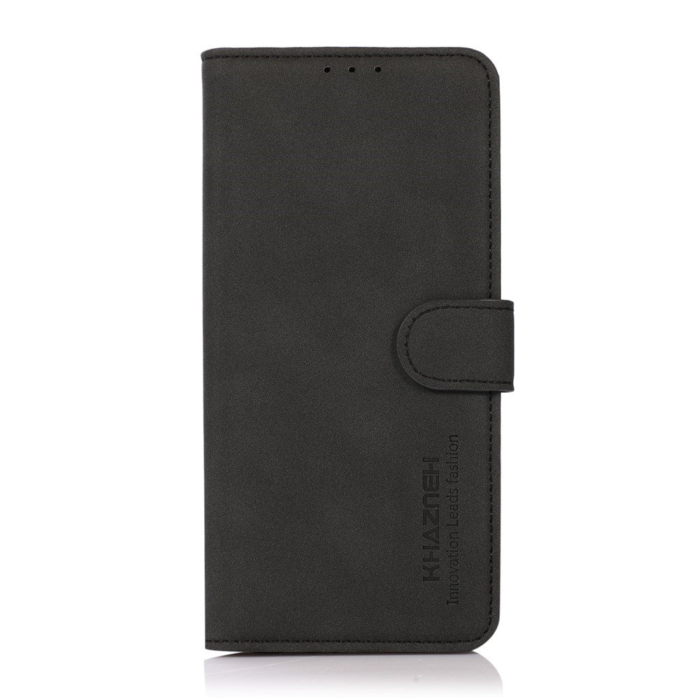 Samsung Galaxy A37 Konstläder Fodral med Korthållare - Svart