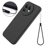 Realme GT 8 EIDERWOOD Silikon Skal m. Rem - Svart