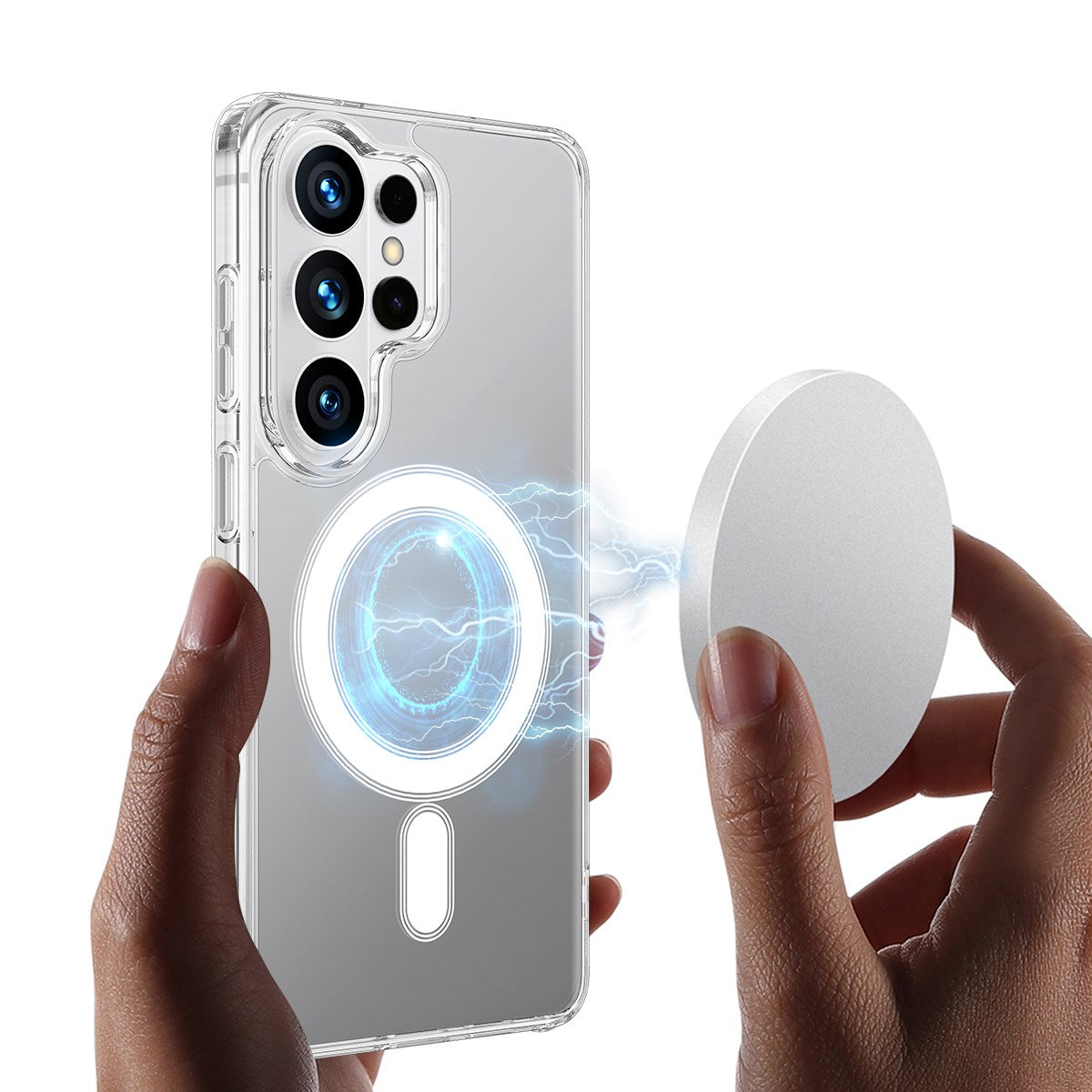 Samsung Galaxy S26 Ultra EIDERWOOD Hybrid Plast Skal - MagSafe Kompatibel - Genomskinlig