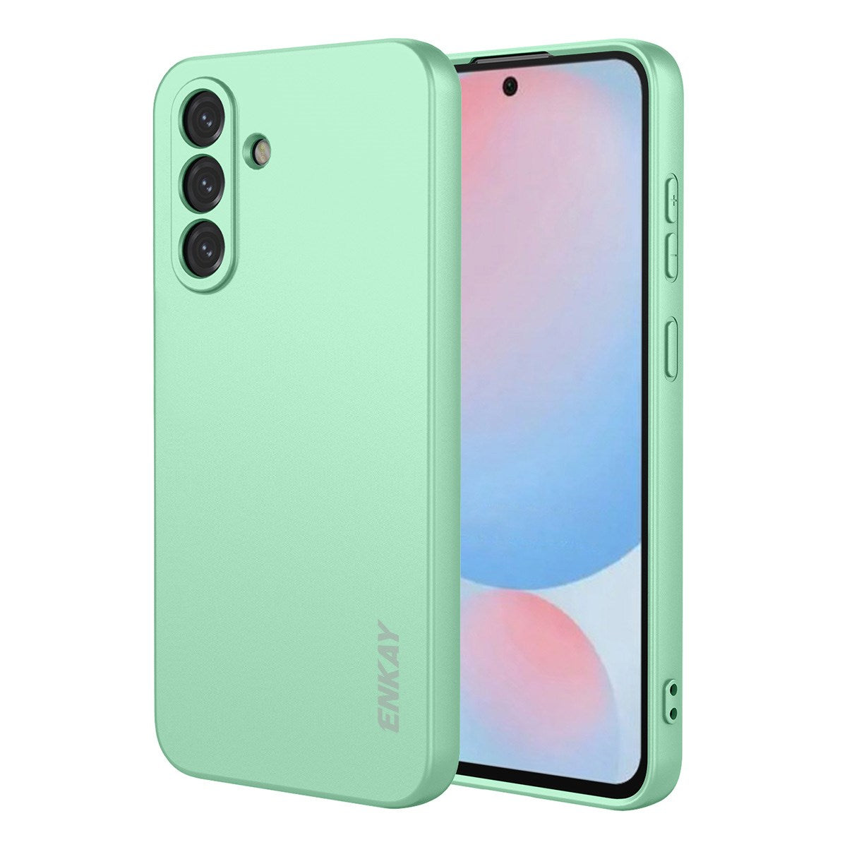 Samsung Galaxy A57 ENKAY Silikon Skal - Grön