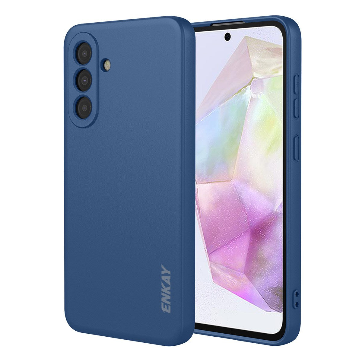 Samsung Galaxy A37 ENKAY Silikon Skal - Blå