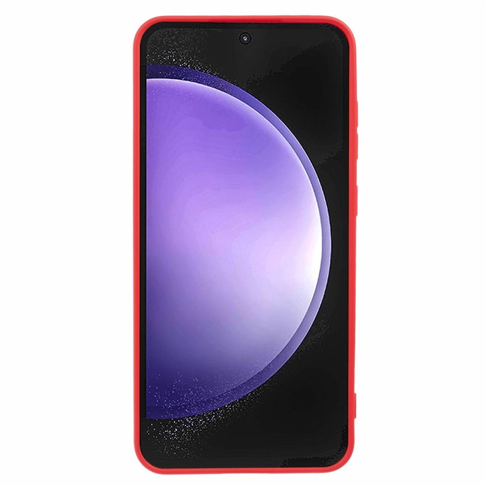 Samsung Galaxy A37 EIDERWOOD Fodrat Flexibelt Plast Skal - Röd