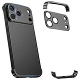 iPhone 17 Pro Tvådelat Bumper Skal m. Kameraskydd - Svart