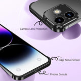 iPhone 17 Tvådelat Bumper Skal m. Kameraskydd - Svart