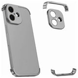 iPhone 17 Tvådelat Bumper Skal m. Kameraskydd - Grå