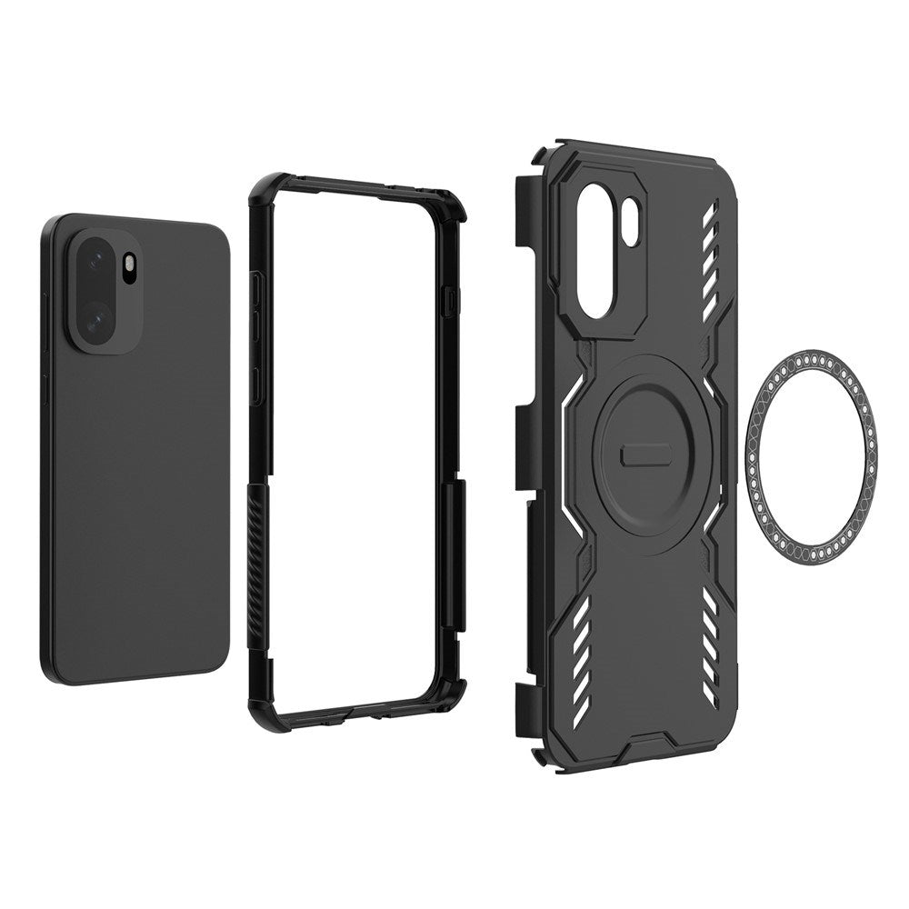 EIDERWOOD OnePlus 15R Hantverkar Skal m. Värmeavledning - MagSafe Kompatibel - Röd