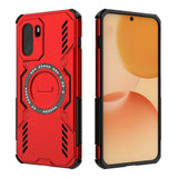 EIDERWOOD OnePlus 15R Hantverkar Skal m. Värmeavledning - MagSafe Kompatibel - Röd