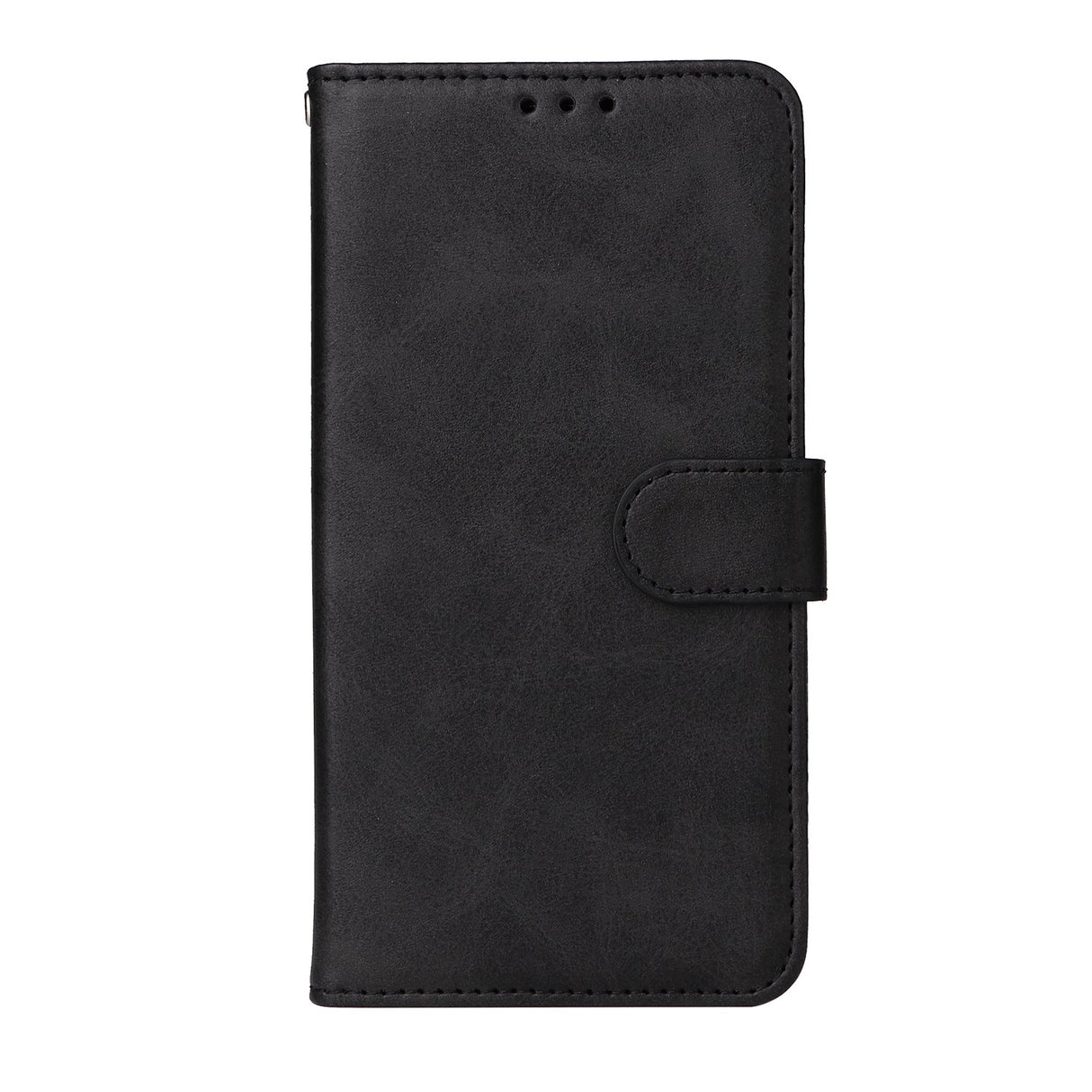OPPO A6x EIDERWOOD Konstläder Fodral med Kortfack & Stativfunktion - Svart