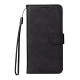 OPPO A6x EIDERWOOD Konstläder Fodral med Kortfack & Stativfunktion - Svart