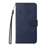 OPPO A6x EIDERWOOD Konstläder Fodral med Kortfack & Stativfunktion - Blå