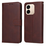 OPPO A6x EIDERWOOD Konstläder Fodral med Kortfack & Stativfunktion - Brun