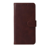 OPPO A6x EIDERWOOD Konstläder Fodral med Kortfack & Stativfunktion - Brun