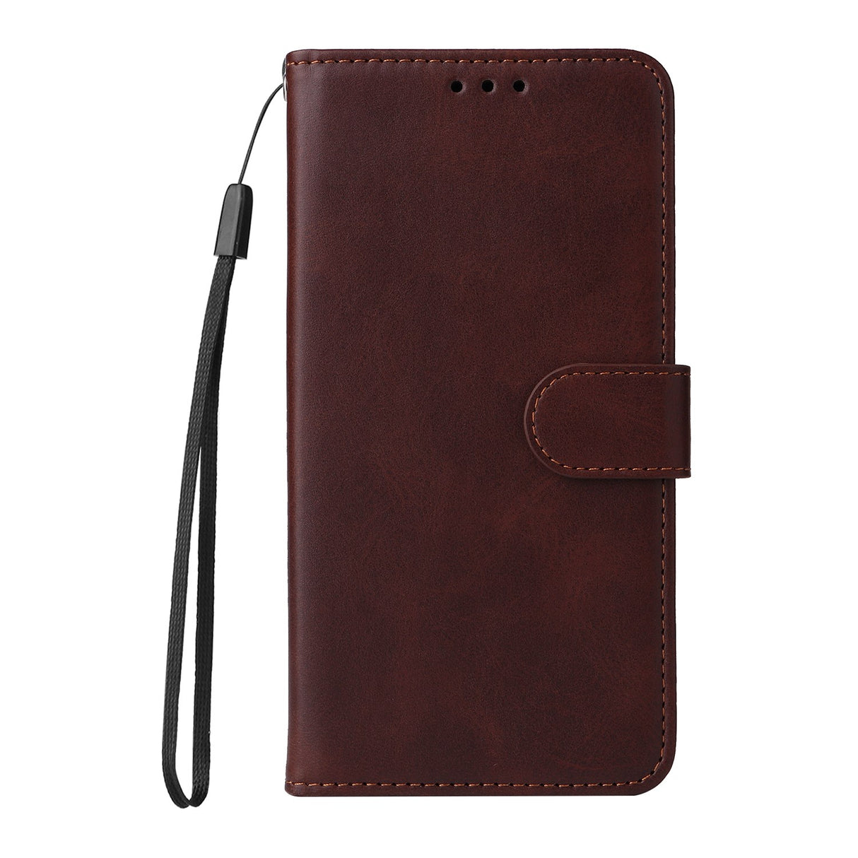 OPPO A6x EIDERWOOD Konstläder Fodral med Kortfack & Stativfunktion - Brun