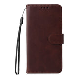 OPPO A6x EIDERWOOD Konstläder Fodral med Kortfack & Stativfunktion - Brun