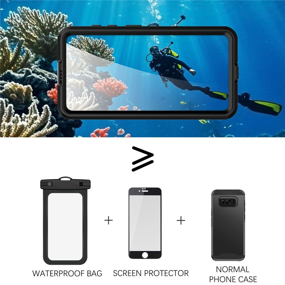 Samsung Galaxy S26 Redpebber Vattentätt Hybrid Plast Skal – MagSafe Kompatibel – Svart