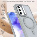 Samsung Galaxy A57 EIDERWOOD Hybrid Skal med Kickstand - MagSafe Kompatibelt - Grå