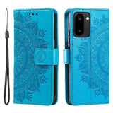 OnePlus 15R EIDERWOOD Konstläder Fodral m. Mönster - Blå