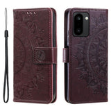 OnePlus 15R EIDERWOOD Konstläder Fodral m. Mönster - Brun