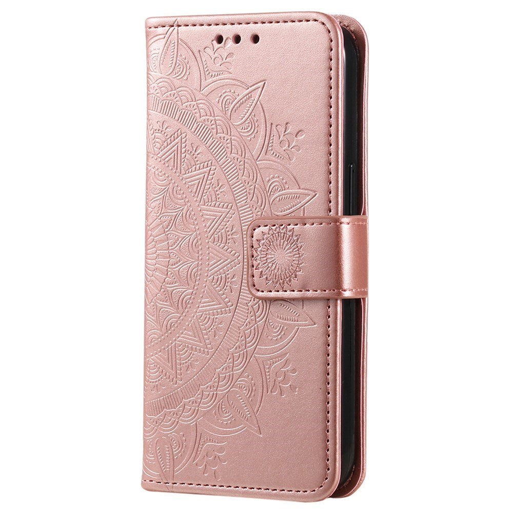 OnePlus 15R EIDERWOOD Konstläder Fodral m. Mönster - Rosa
